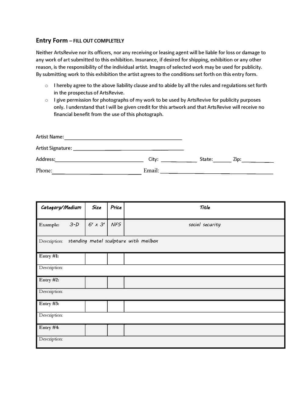 Roots and Wings Application Page 4