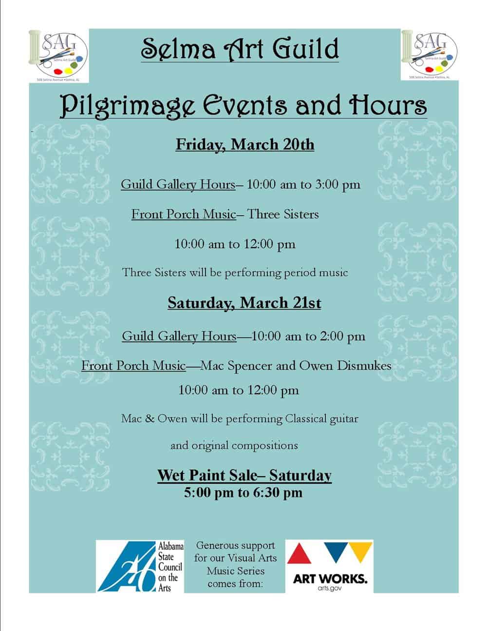 Selma Art Guild Pilgrimage Events.jpg