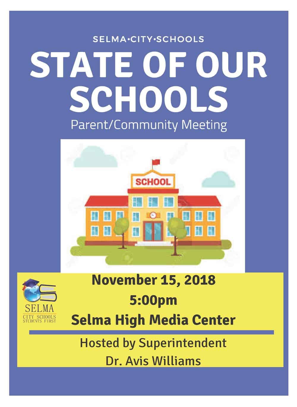 State of our schools flyer