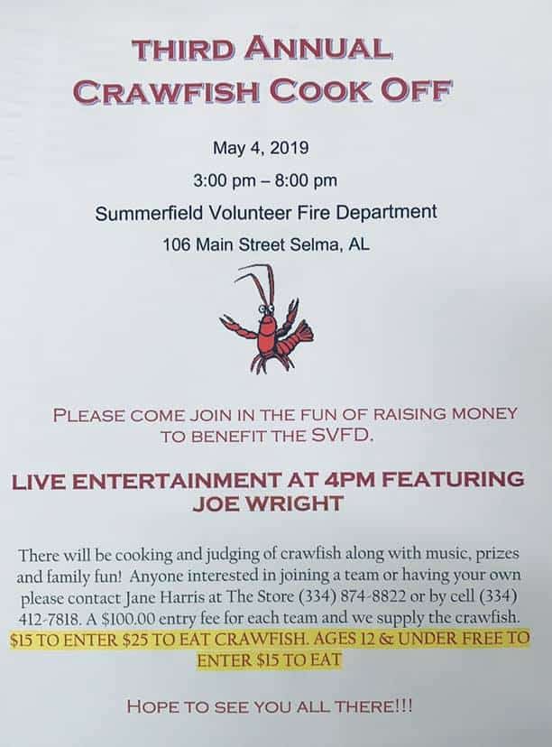 3rd Annual Crawfish CookOff