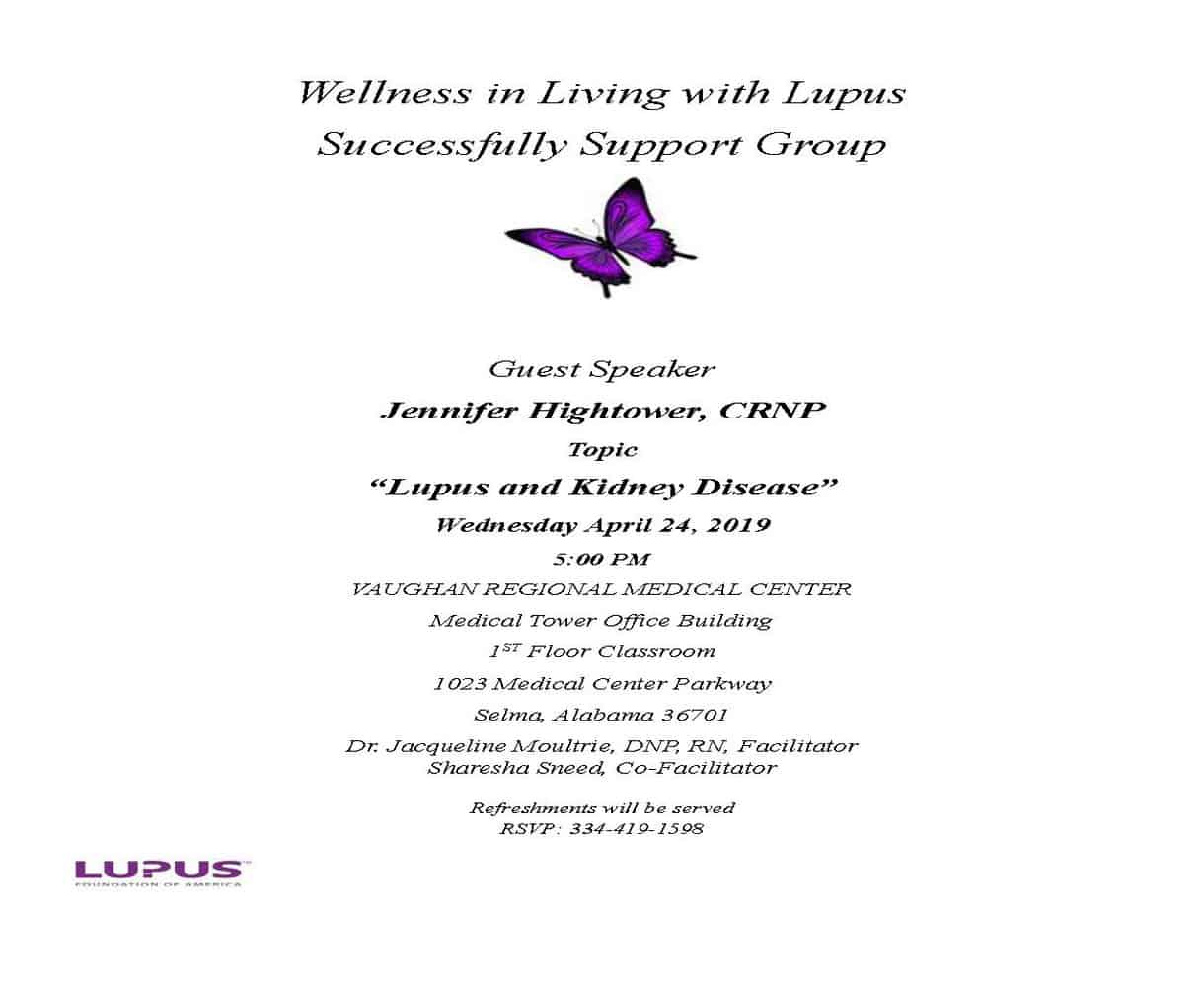 Lupus Flyer for April 2019