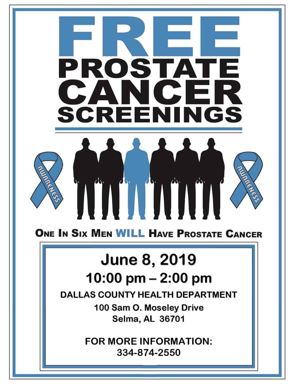 ProstateCancerScreeningDallas County Flyer 2019